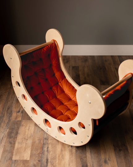 JumboWaldorfRockerwithRods rust